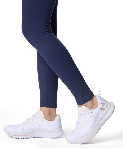 UNDER ARMOUR(アンダーアーマー)の「UAモーション 2イン1 レギンス(トレーニング/レディース)(レギンス/スパッツ・レディース・ネイビー×ホワイト・XL/L/M/S)」の2枚目の写真