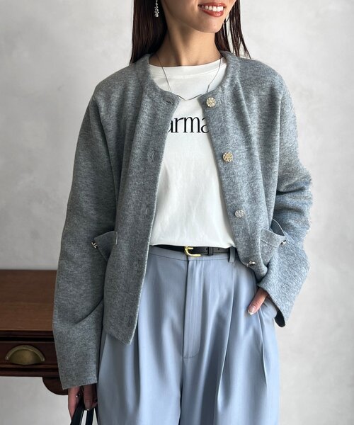 Chez toi（シェトワ）の「軽ニットカーディガン（カーディガン/ボレロ