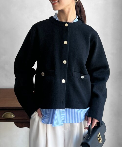 Chez toi（シェトワ）の「軽ニットカーディガン（カーディガン/ボレロ