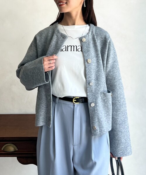 Chez toi（シェトワ）の「軽ニットカーディガン（カーディガン/ボレロ