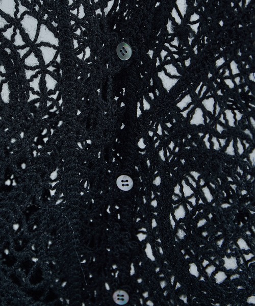 SALON adam et rope'（サロン アダム エ ロペ）の「エンブロイダリーレースジレ（ベスト・レディース・ブラック/オフホワイト・FREE）」の7枚目の写真