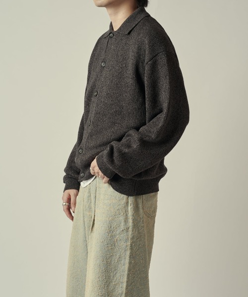 LUIS モヘアカーディガン 撚杢カーディガン（カーディガン/ボレロ）｜Lui's（ルイス）の