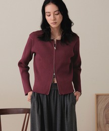 LOWRYS FARM | WZIPリブカーディガンLS 583233(カーディガン/ボレロ)