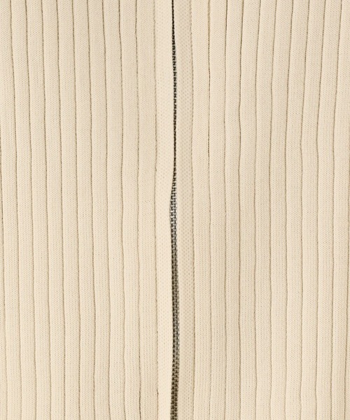 LOWRYS FARM（ローリーズファーム）の「ＷＺＩＰリブカーディガンＬＳ  583233（カーディガン/ボレロ・レディース・ブラック/ブルー/レッド/アイボリー・LONG/SHORT）」の18枚目の写真