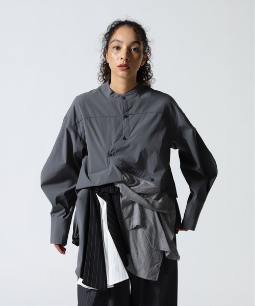 セール】UN3D./アンスリード/PATTERN MIX SHIRT/パターンミックス