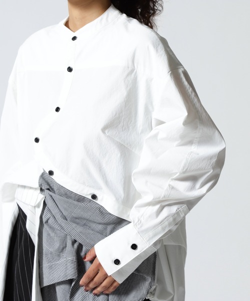 セール】UN3D./アンスリード/PATTERN MIX SHIRT/パターンミックス