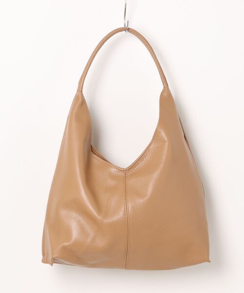 andrea cardone(アンドレアカルドネ)の「【ANDREA CARDONE】シュリンクレザーショルダーバッグ(Q56390)(ショルダーバッグ・レディース・ブラック/グレイッシュベージュ/オフホワイト・ALL)」の4枚目の写真