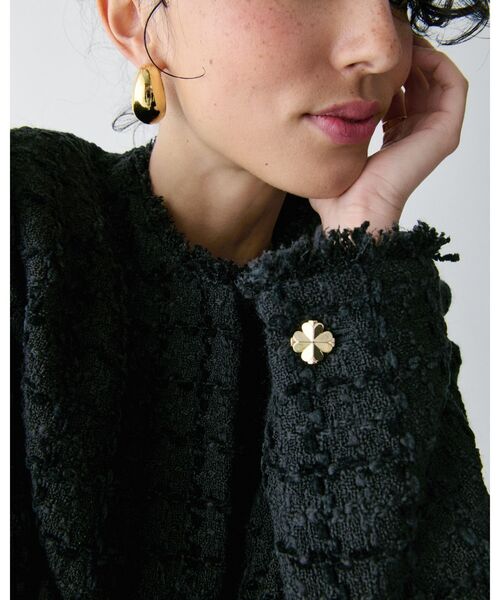 セール】ツイード ジャケット（ノーカラージャケット）｜kate spade