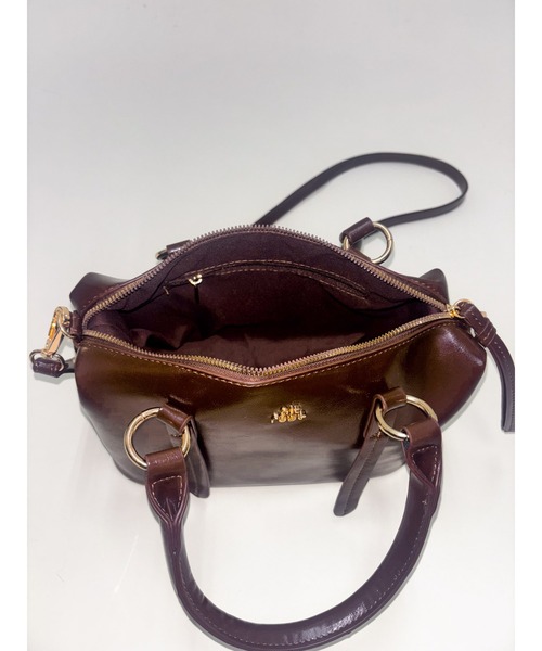 セール】《高見えレザー風×万能サイズ》エレガンス2WAYボストンバッグ