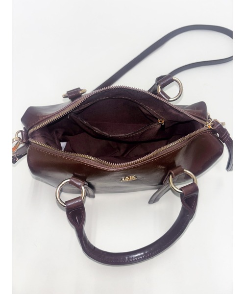 セール】《高見えレザー風×万能サイズ》エレガンス2WAYボストンバッグ