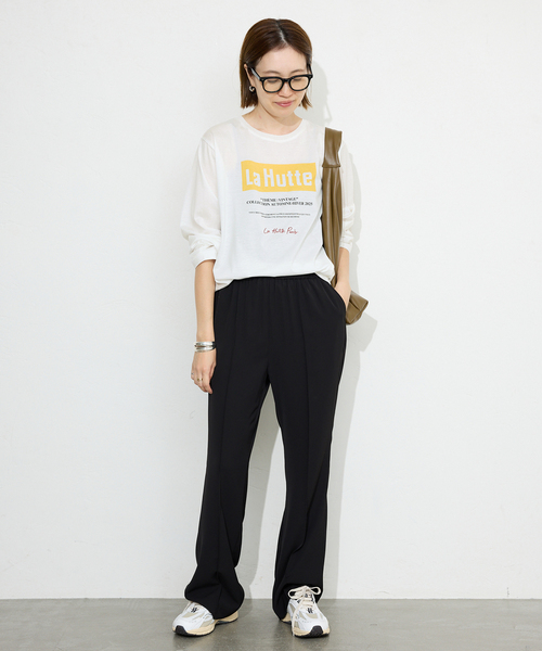 SLOBE IENA(スローブイエナ)の「La Hutte/ラ ユット SLOBE別注 ロンTEE(Tシャツ/カットソー・レディース・ホワイト×ホワイト/ホワイト/ホワイト系その他・FREE)」の11枚目の写真