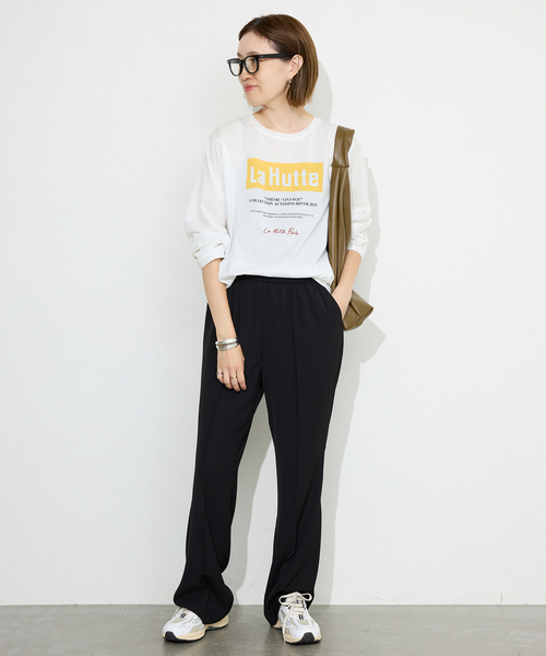 SLOBE IENA(スローブイエナ)の「La Hutte/ラ ユット SLOBE別注 ロンTEE(Tシャツ/カットソー・レディース・ホワイト×ホワイト/ホワイト/ホワイト系その他・FREE)」の12枚目の写真
