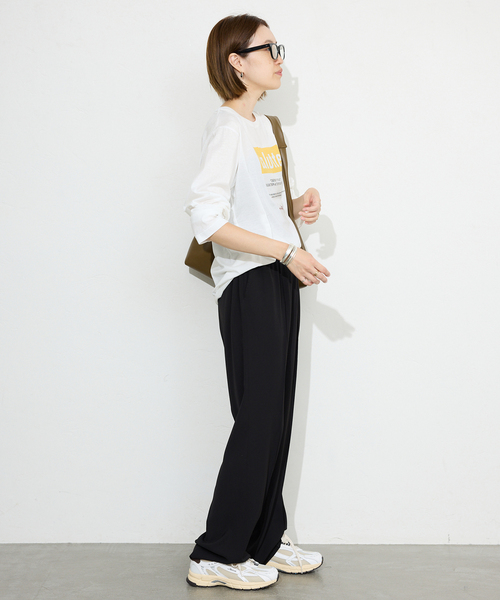 SLOBE IENA(スローブイエナ)の「La Hutte/ラ ユット SLOBE別注 ロンTEE(Tシャツ/カットソー・レディース・ホワイト×ホワイト/ホワイト/ホワイト系その他・FREE)」の13枚目の写真