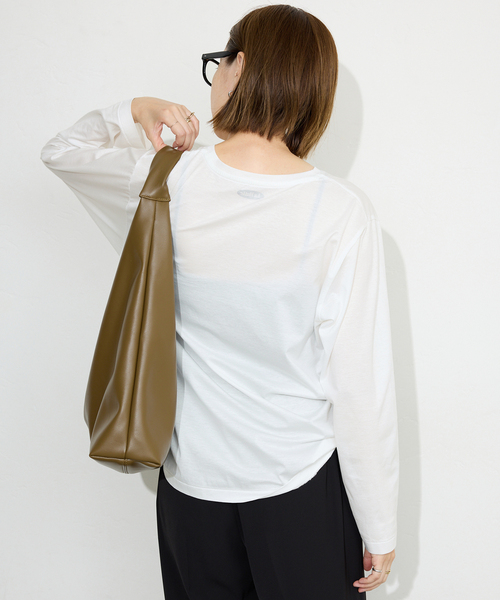 SLOBE IENA(スローブイエナ)の「La Hutte/ラ ユット SLOBE別注 ロンTEE(Tシャツ/カットソー・レディース・ホワイト×ホワイト/ホワイト/ホワイト系その他・FREE)」の17枚目の写真