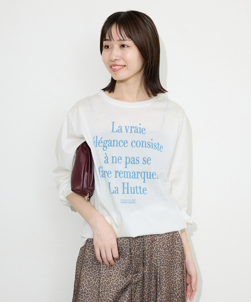 SLOBE IENA(スローブイエナ)の「La Hutte/ラ ユット SLOBE別注 ロンTEE(Tシャツ/カットソー・レディース・ホワイト×ホワイト/ホワイト/ホワイト系その他・FREE)」の22枚目の写真