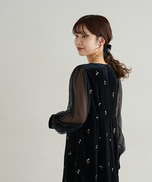 美品♪アマイル オケージョンドレス dress ベロア ワンピース 美品♪アマイル オケージョンドレス dress ベロア ワンピース