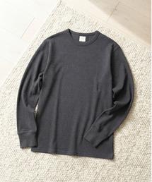 JEMORGAN（ジェーイーモーガン）の「【JEMORGAN / ジェーイーモーガン】綿100％ フライス ロングスリーブTシャツ / ベーシック 無地 クルーネック ロンT（パック入り）（Tシャツ/カットソー）」