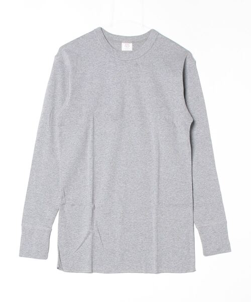 JEMORGAN(ジェーイーモーガン)の「【JEMORGAN / ジェーイーモーガン】綿100% フライス ロングスリーブTシャツ / ベーシック 無地 クルーネック ロンT(パック入り)(Tシャツ/カットソー・メンズ・チャコールグレー/ブラック/ホワイト/杢グレー・X-LARGE/LARGE/MEDIUM)」の7枚目の写真
