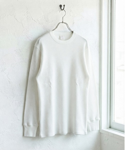 JEMORGAN(ジェーイーモーガン)の「【JEMORGAN / ジェーイーモーガン】綿100% フライス ロングスリーブTシャツ / ベーシック 無地 クルーネック ロンT(パック入り)(Tシャツ/カットソー・メンズ・チャコールグレー/ブラック/ホワイト/杢グレー・X-LARGE/LARGE/MEDIUM)」の14枚目の写真
