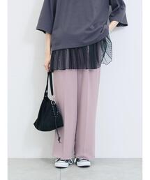 ストレートイージーパンツ