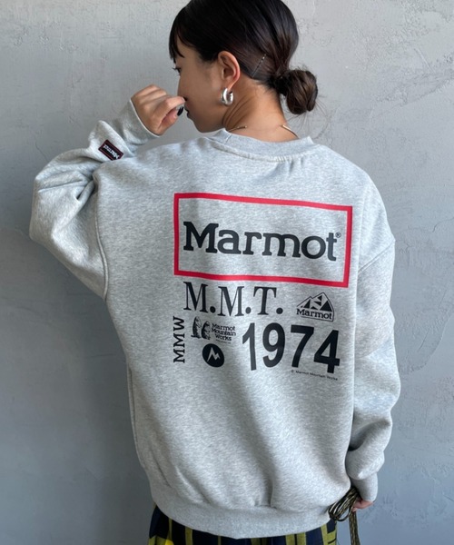 Marmot/マーモット] 別注 ヒストリーロゴ バックプリントスウェット
