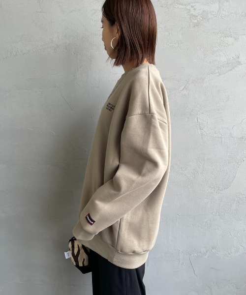 MARMOT（マーモット）の「[Marmot/マーモット] 別注 ヒストリーロゴ バックプリントスウェット（スウェット・レディース・グレー/ベージュ・M/S/XL/L）」の4枚目の写真