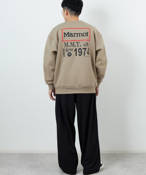 Marmot/マーモット] 別注 ヒストリーロゴ バックプリントスウェット