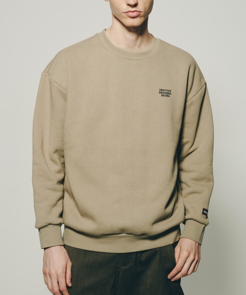 MARMOT（マーモット）の「[Marmot/マーモット] 別注 ヒストリーロゴ バックプリントスウェット（スウェット・レディース・グレー/ベージュ・M/S/XL/L）」の8枚目の写真