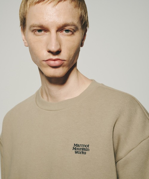 MARMOT（マーモット）の「[Marmot/マーモット] 別注 ヒストリーロゴ バックプリントスウェット（スウェット・レディース・グレー/ベージュ・M/S/XL/L）」の9枚目の写真