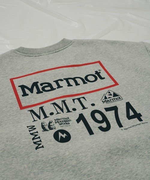 MARMOT（マーモット）の「[Marmot/マーモット] 別注 ヒストリーロゴ バックプリントスウェット（スウェット・レディース・グレー/ベージュ・M/S/XL/L）」の12枚目の写真