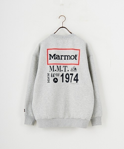 MARMOT（マーモット）の「[Marmot/マーモット] 別注 ヒストリーロゴ バックプリントスウェット（スウェット・レディース・グレー/ベージュ・M/S/XL/L）」の17枚目の写真