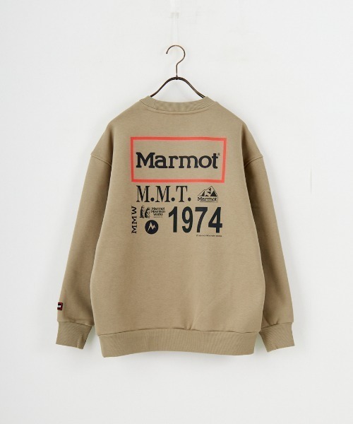 MARMOT（マーモット）の「[Marmot/マーモット] 別注 ヒストリーロゴ バックプリントスウェット（スウェット・レディース・グレー/ベージュ・M/S/XL/L）」の14枚目の写真