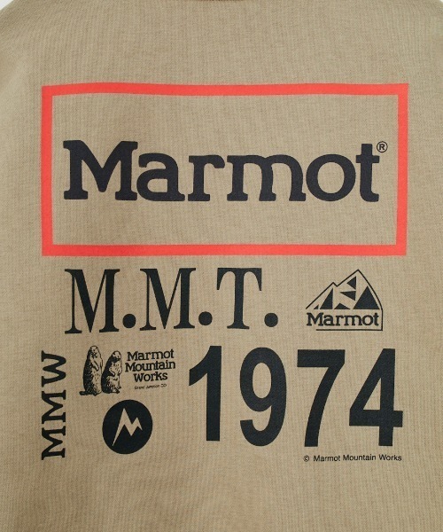 MARMOT（マーモット）の「[Marmot/マーモット] 別注 ヒストリーロゴ バックプリントスウェット（スウェット・レディース・グレー/ベージュ・M/S/XL/L）」の15枚目の写真