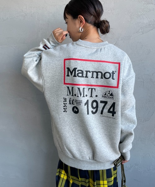 Marmot/マーモット] 別注 ヒストリーロゴ バックプリントスウェット