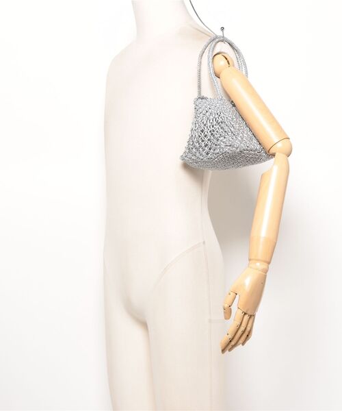 The Bagmati（ザバグマティ）の「メタリックメッシュBAG【バグマティ/BAGMATI】（ハンドバッグ・レディース・シルバー・フリー）」の12枚目の写真