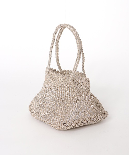 The Bagmati（ザバグマティ）の「メタリックメッシュBAG【バグマティ/BAGMATI】（ハンドバッグ・レディース・シルバー・フリー）」の3枚目の写真