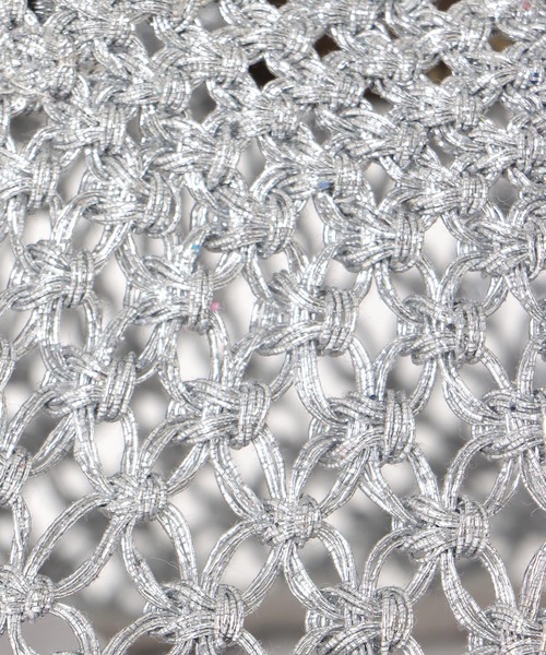 The Bagmati（ザバグマティ）の「メタリックメッシュBAG【バグマティ/BAGMATI】（ハンドバッグ・レディース・シルバー・フリー）」の8枚目の写真