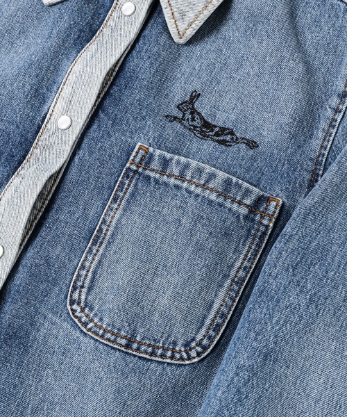 MARNI ブラウス　シャツ PATCHED / デニムシャツ（シャツ/ブラウス）｜MARNI（マルニ）の
