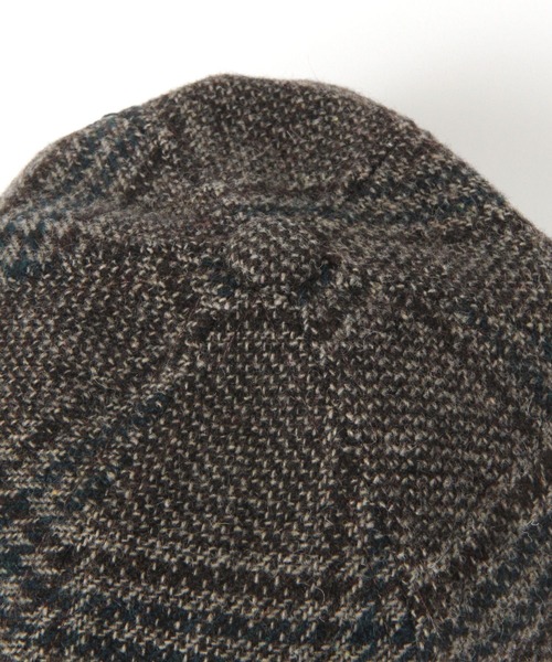 ALAND（エーランド）の「ALAND／チェックキャップ（キャップ・レディース・チャコール/ブラウン・FREE）」の7枚目の写真