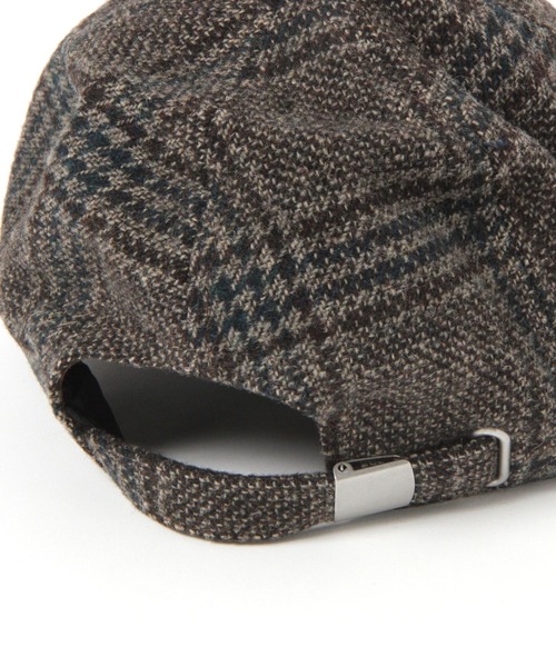 ALAND（エーランド）の「ALAND／チェックキャップ（キャップ・レディース・チャコール/ブラウン・FREE）」の8枚目の写真