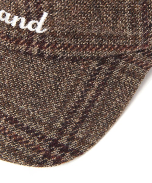 ALAND（エーランド）の「ALAND／チェックキャップ（キャップ・レディース・チャコール/ブラウン・FREE）」の10枚目の写真