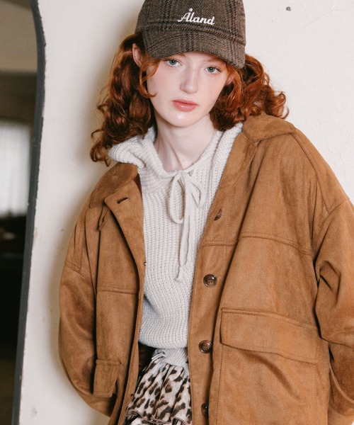 ALAND（エーランド）の「ALAND／チェックキャップ（キャップ・レディース・チャコール/ブラウン・FREE）」の15枚目の写真