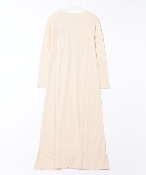 BILLABONG(ビラボン)の「BILLABONG レディース BABY FIT LS TEE ONEPIECE ワンピース 【2025年秋冬モデル】/ビラボン(ワンピース・レディース・オフホワイト/アイボリー/オレンジ系その他・MEDIUM)」の4枚目の写真