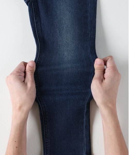 MPS（エムピーエス）の「【MPS】タイトストレートパンツ ストレッチ / ウエストゴム（デニムパンツ・キッズ・ダークインディゴブルー/ブラック・110/120）」の6枚目の写真