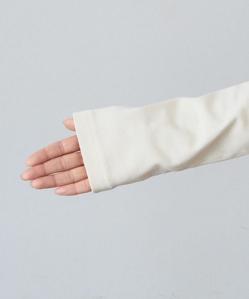 tiptop(ティップトップ)の「硫化染めギャザーロゴロンT(Tシャツ/カットソー・レディース・ブラウン/アイボリー/ブラック/ブラック系その他/ホワイト系その他・FREE)」の18枚目の写真
