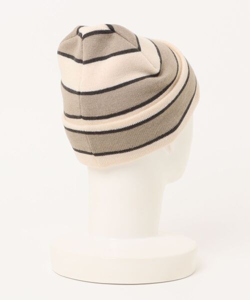 ELEMENT（エレメント）の「ELEMENT/エレメント ビーニー MID LOWCASE BEANIE STRIPE BF022-980（ニットキャップ/ビーニー・メンズ・ブラウン系その他/ベージュ系その他・FREE）」の3枚目の写真