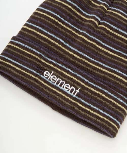 ELEMENT（エレメント）の「ELEMENT/エレメント ビーニー MID LOWCASE BEANIE STRIPE BF022-980（ニットキャップ/ビーニー・メンズ・ブラウン系その他/ベージュ系その他・FREE）」の10枚目の写真