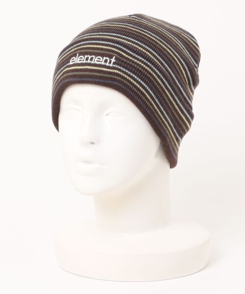 ELEMENT（エレメント）の「ELEMENT/エレメント ビーニー MID LOWCASE BEANIE STRIPE BF022-980（ニットキャップ/ビーニー・メンズ・ブラウン系その他/ベージュ系その他・FREE）」の13枚目の写真