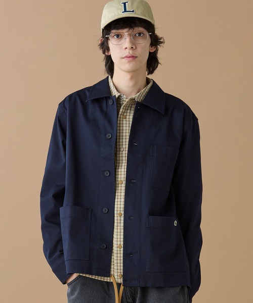 LACOSTE インディゴ ピケ カバーオール ラコステ LACOSTE インディゴピケカバーオール （ライト