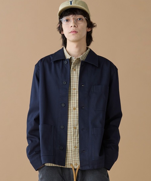 LACOSTE コーデュロイ 春物 美品 セール】コーデュロイカバーオールジャケット（カバーオール